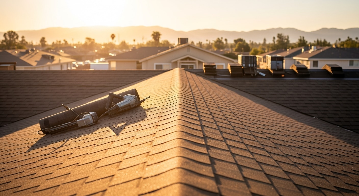 Residential roof installation and replacement work
