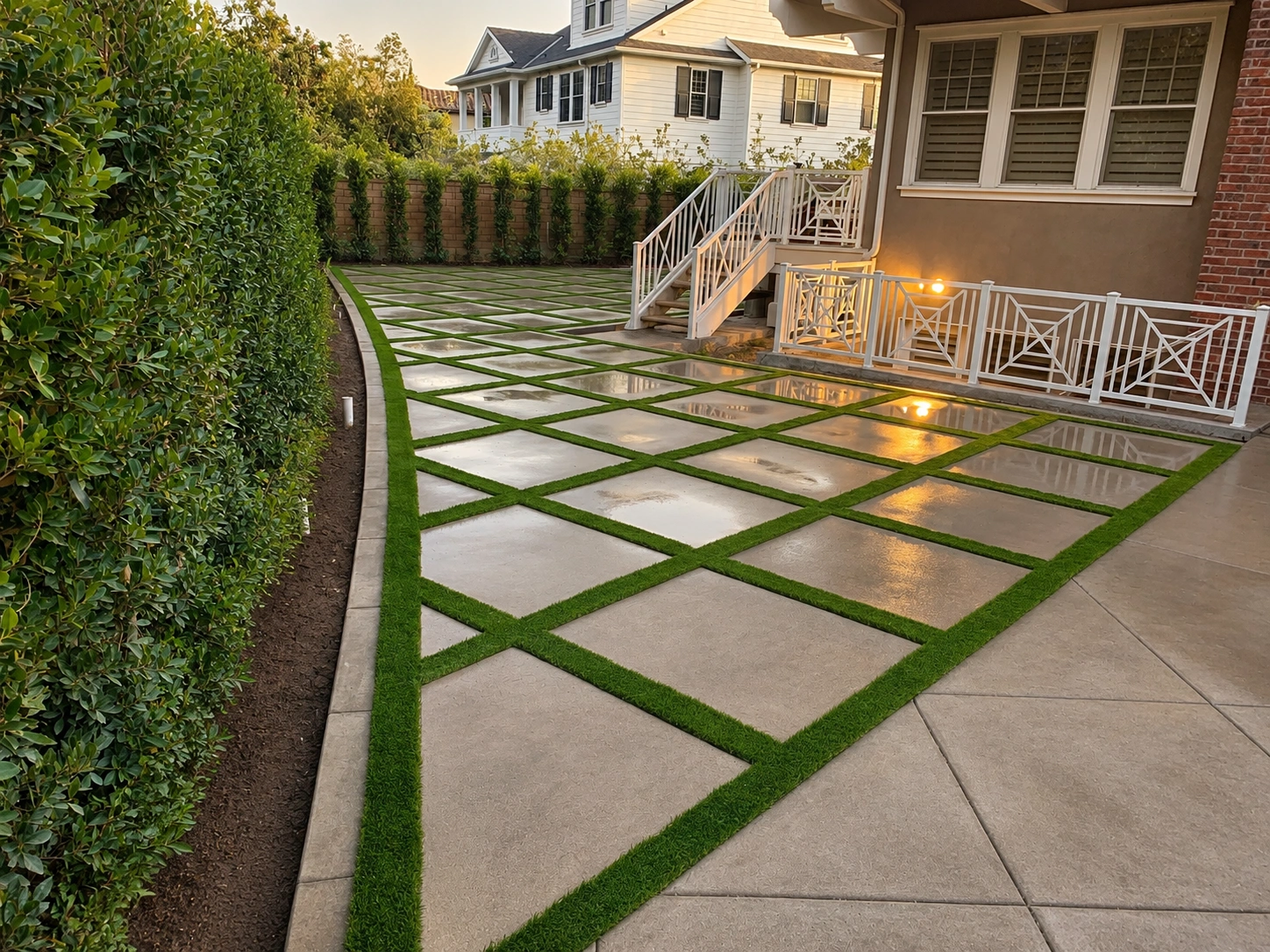 Outdoor living space built by Rehab Building Co. INC in Gardena