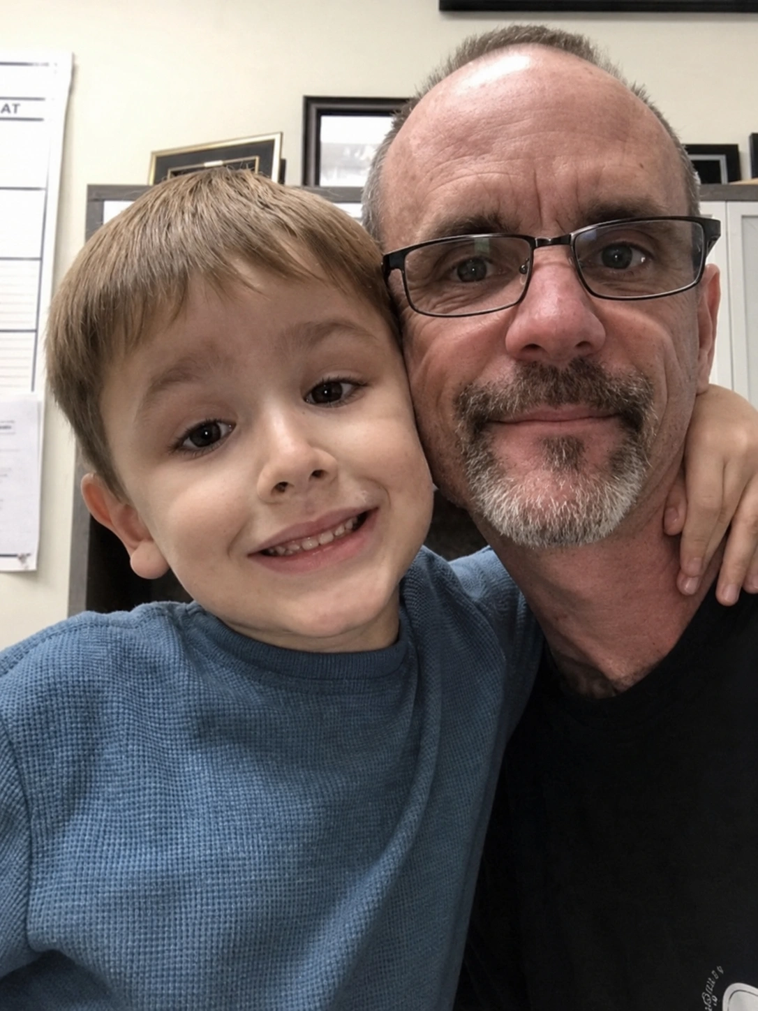 Gary Ganson, CEO of Rehab Building Co. INC, with his son